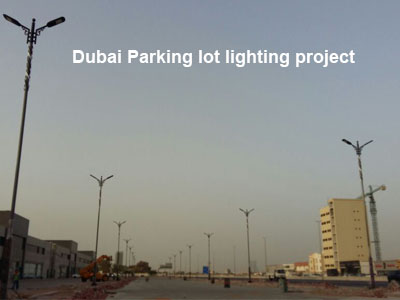 Dubai Parking lot lighting project