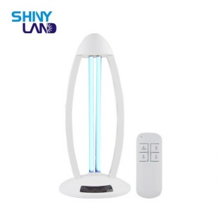 38W UV Ultraviolet Disinfection Lamp, UV-Ozone Timer Remote Control UV-C Disinfection Light Cleaner 360 ° for Household, Home, Office