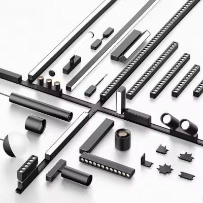 Modern 48V Magnetic Track Light